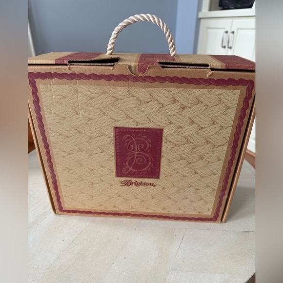 Brighton Anahita Woven Straw Leather Tote Bag 🤎 - Picture 8 of 8